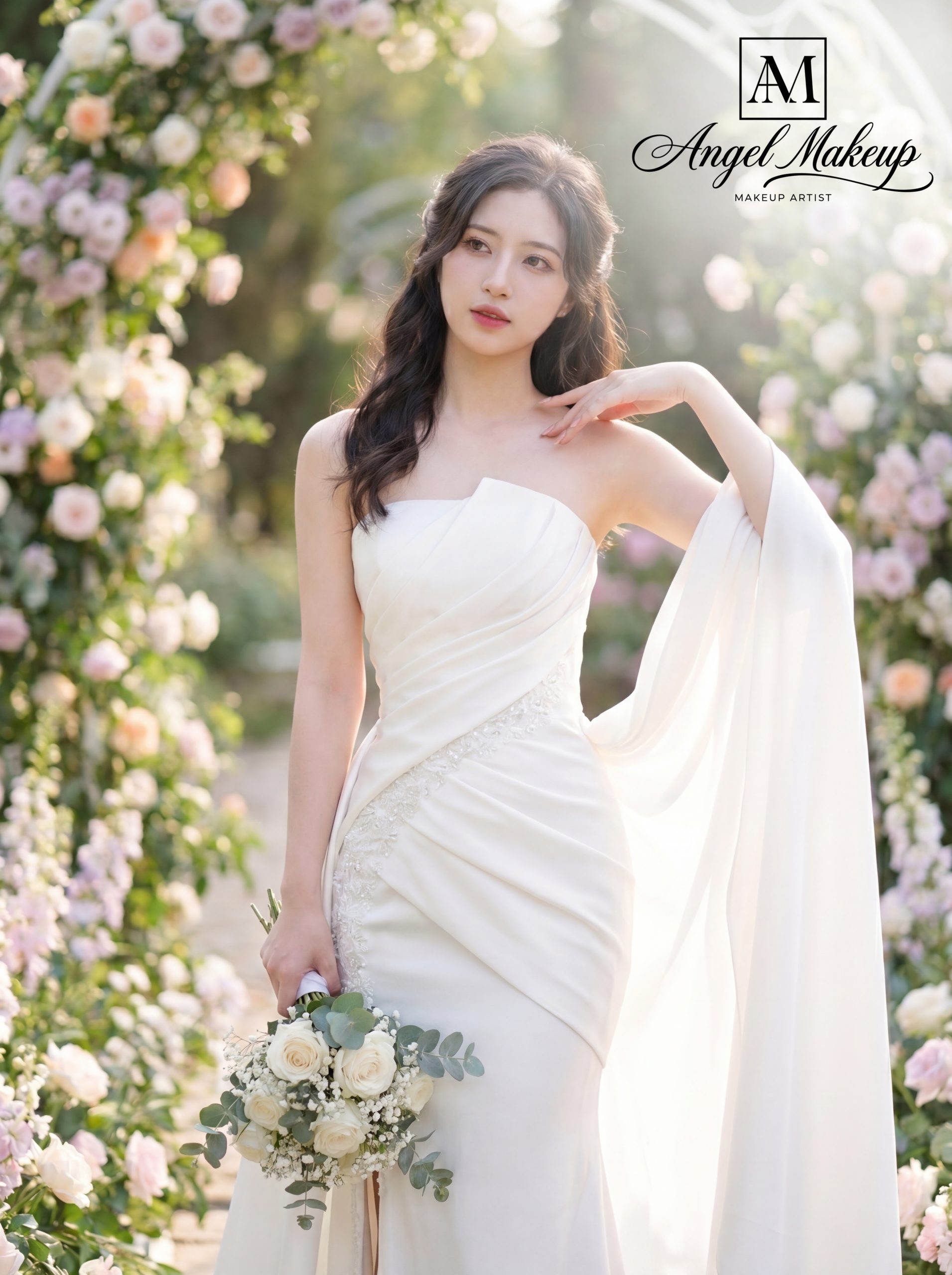 trang điểm cô dâu tại nhà